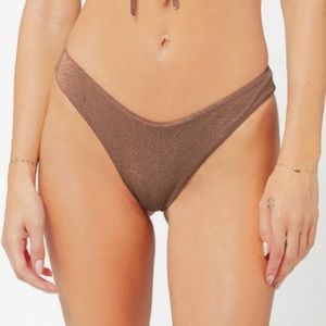 NWT L*Space Shimmer Cabana Bikini Bottom